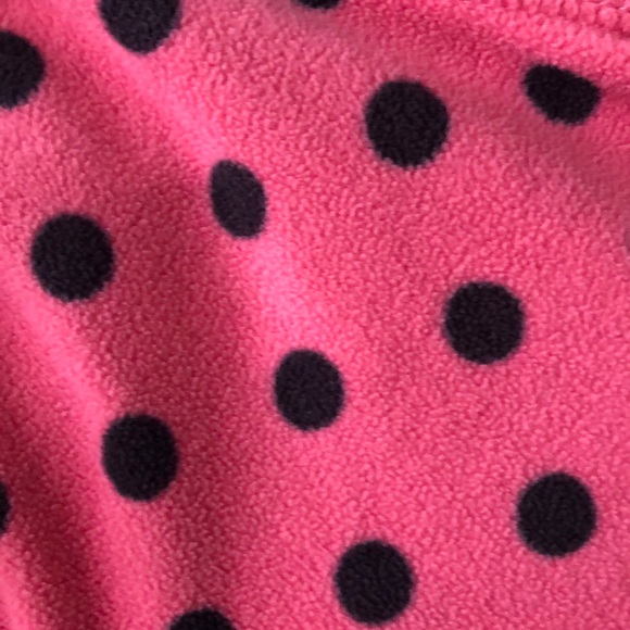 Pajama set•White w/ pink hearts•Pink w/ black dots - Picture 4 of 6